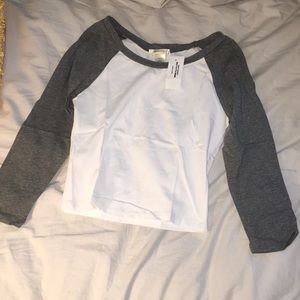 Cropped baseball T-shirt